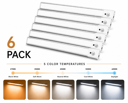 Under Cabinet Light Bar — 6-Pack