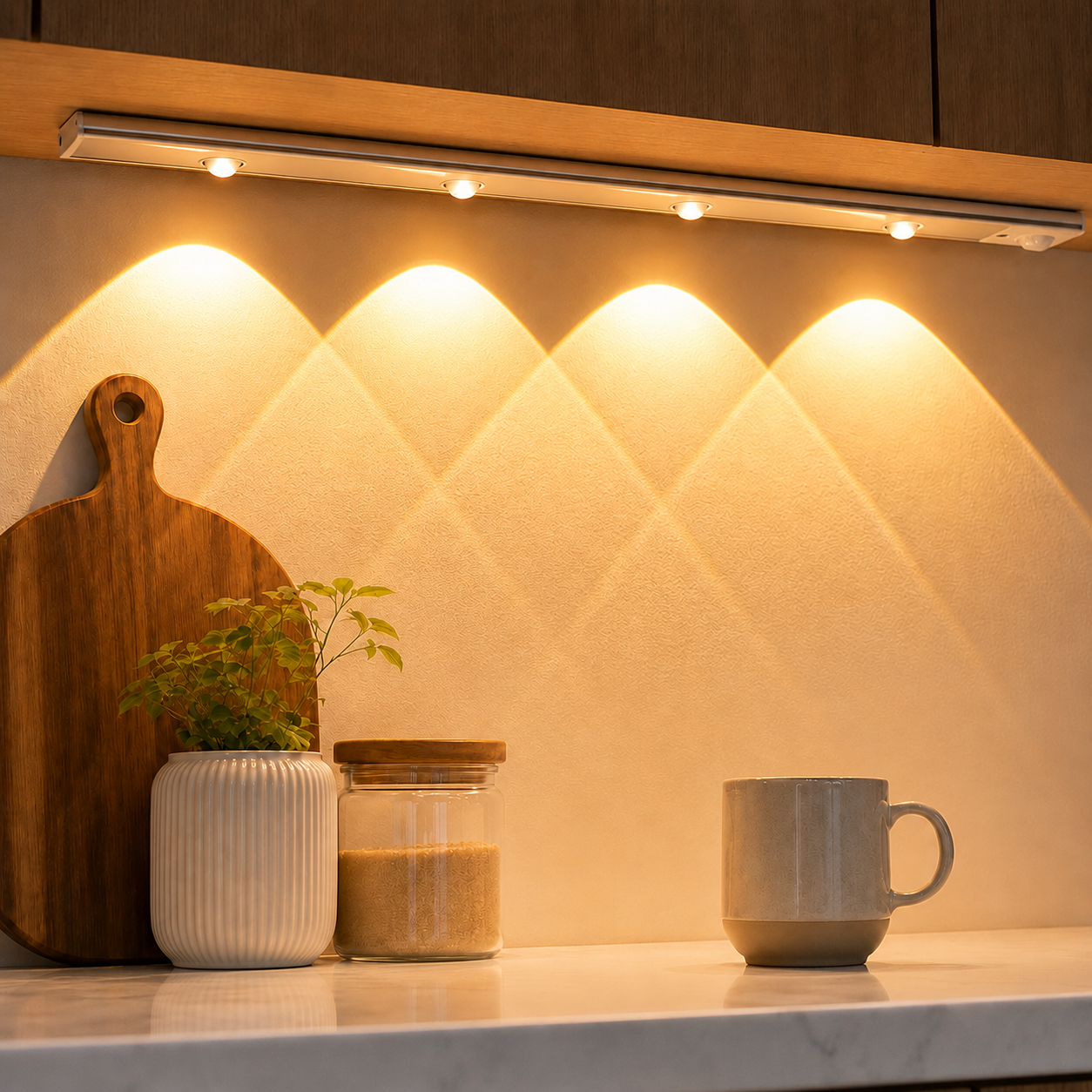 ALVANEX Rechargeable Motion Sensor Under Cabinet Spot Light