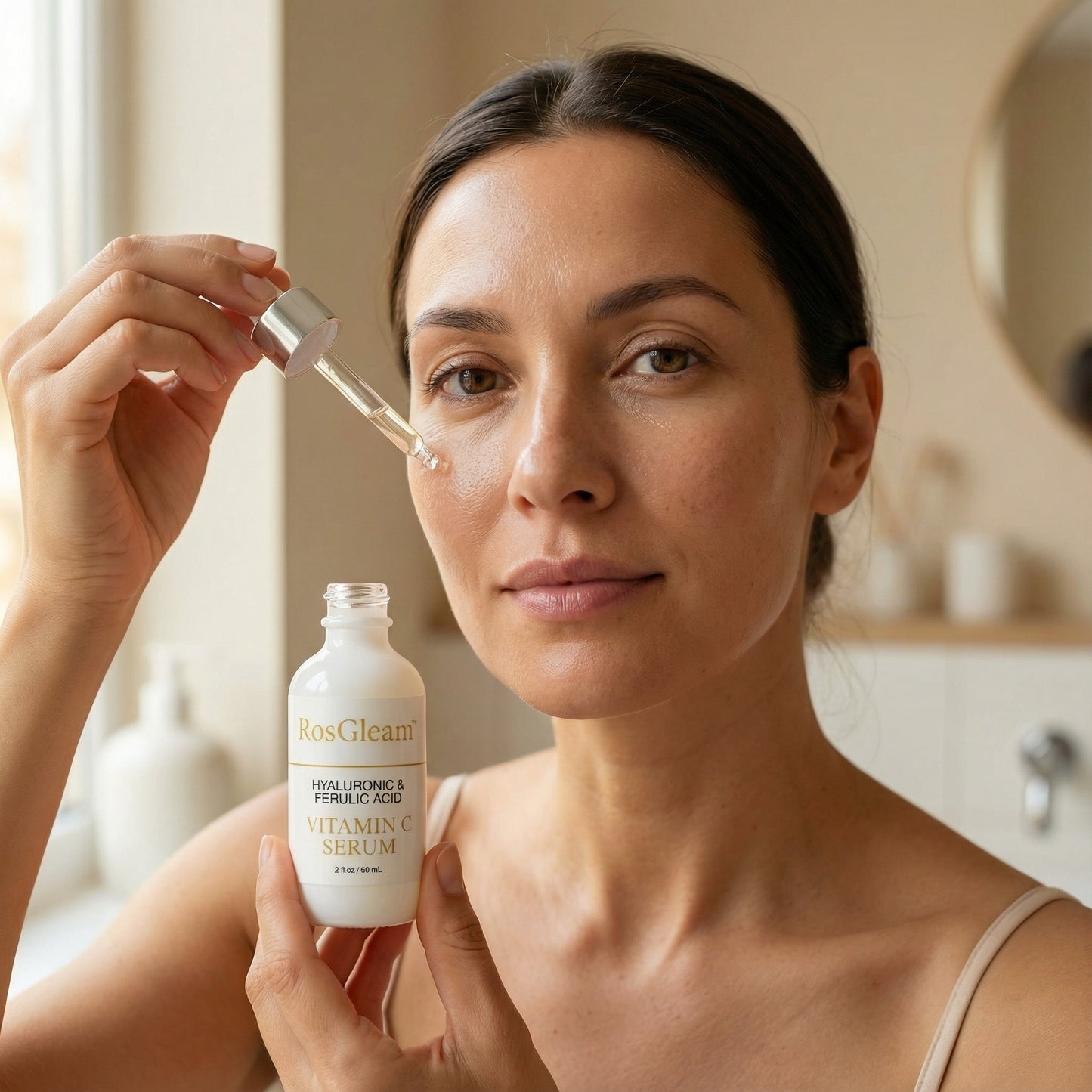 RosGleam™ Vitamin C Facial Serum for Radiant, Healthy-Looking Skin